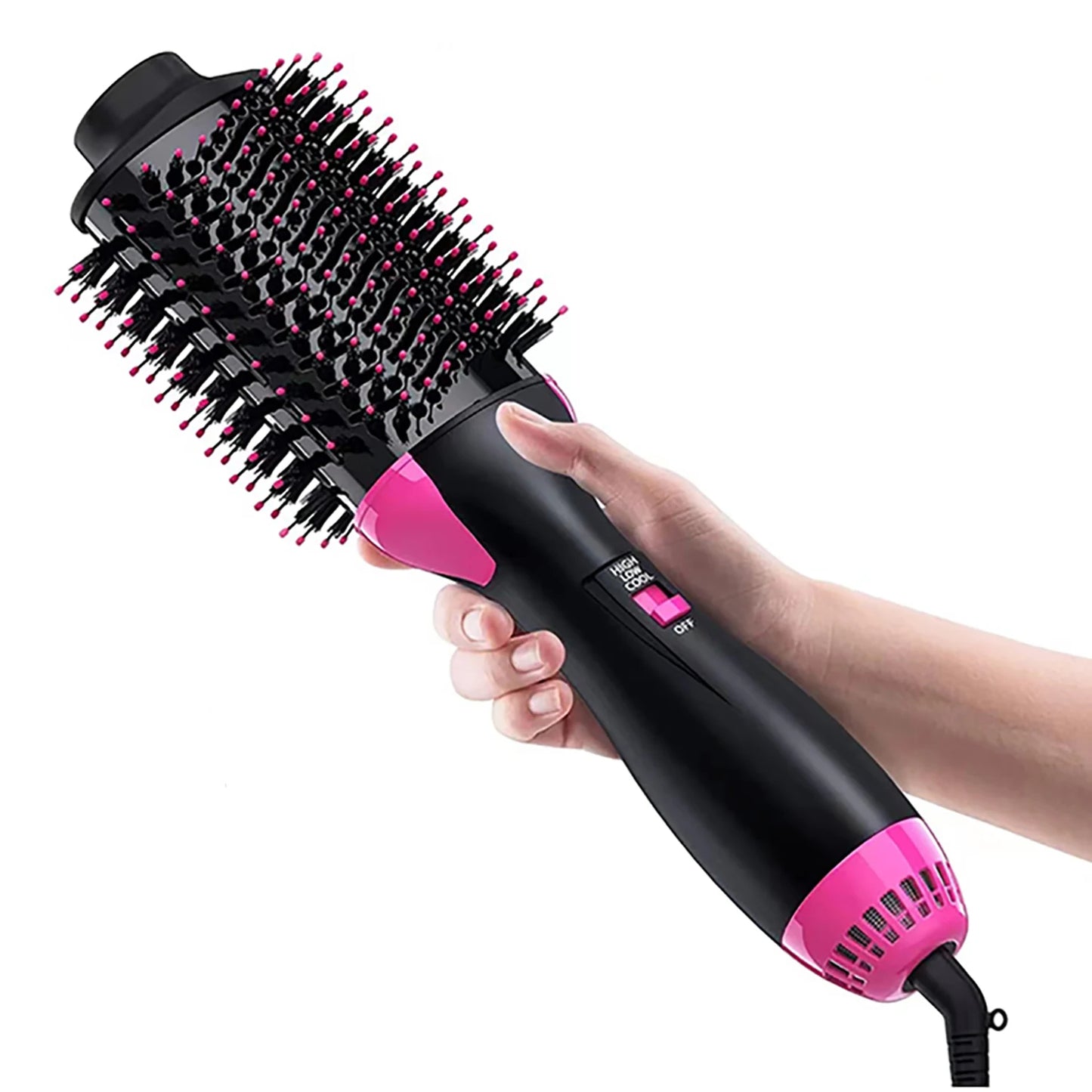 Pak Blue 47®4-in-1 Hair Dryer Brush for Women | One Step Volumizer, Straightener & Curler