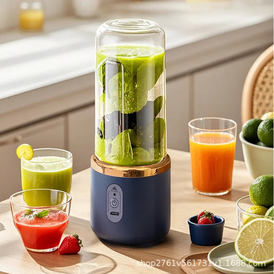 Pak Blue 47®Portable Juicer Blender 400ml | USB Rechargeable Smoothie & Fruit Juicer Cup