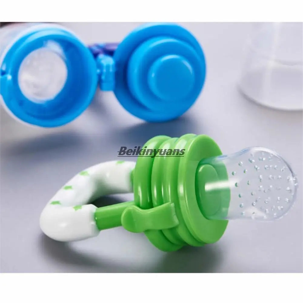Pak Blue 47®Baby Fruit Feeder Pacifier | Silicone Teether & Feeding Nipple for Infants