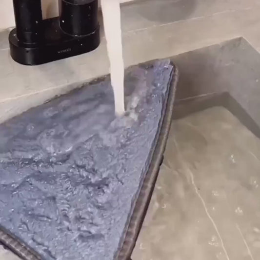 Pak Blue 47®360° Swivel Triangle Mop | Telescopic Adjustable Wet & Dry Floor Cleaning Mop